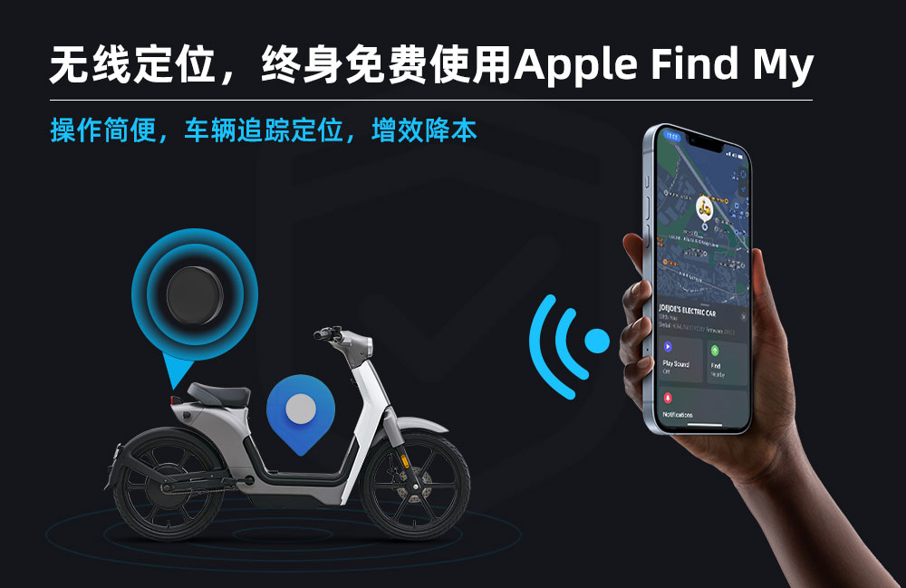 小型車(chē)載藍(lán)牙定位器